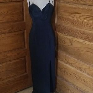 Sexy long black dress